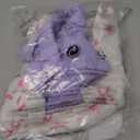 Umeyda Girls Pajamas 2PCS Short Sleeve Top & Pants 100% Cotton Pjs Sets Loungewear for Kids (Purple Bow Ribbon, 9-10 Years)