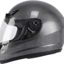 TCMT Full Face Motorcycle Helmet for Adults Men Women, Lightweight Polycarbonate Street Bike Dirt Bike Helmet with Anti-Scratch Mirror Shield and Removable Liner, DOT Approved
