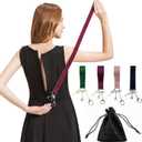 FYOURH Zipper Puller Helper for Dresses and Boots - Back Zipper Helper Pull for Dresses - Help Zip up Dress - Pink