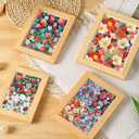 48 Sheets 6'' x 6'' Scrapbook Paper, 12 Designs Strawberry Scrapbook Paper Pad, Fruit Theme Pattern Decoupage Paper for Card Making Folded Card Supplies Journals DIY Crafts Photo Album