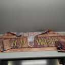 West Cowboy Party Door Decoration Wild West Party Decoration Cowboy Door Banner Hanging Supplies Western Themed Saloon Banner for Western Rustic Bar Photo Booth Props Favor