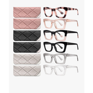 CCVOO Stylish Reading Glasses for Women, Eyeglasses, Blue Light Readers for Women, Computer Eye Glasses, Cheaters(1.75)