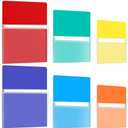 Ctosree 6 Pcs Magnetic File Holder 3 Size Magnetic Pen Holder Refrigerator Magnet Organizer Wall Fridge Pockets Planners Mail Storage Case Pencil Cup for Metal Cabinet Lockers (Multicolor)