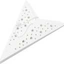 1pc Five-pointed Ceiling Pendant Lampshade Modern Star Design for Xmas Party Decoration Easy to Install Festive Hanging Cover for Home and Event Use