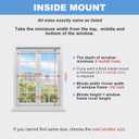 SMONTER 2" Slat Faux Wood Blinds with Crown Valance- Cordless Horizontal Blinds Room Darkening Blinds for Windows Bedroom, Bathroom, Living Room, Glass Door Interior Decor, 45" Wx 48" H