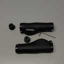 ROCKBROS Bike Handle Grips Ergonomics Design Soft Gel Dual Lock on Bicycle Handlebar Grips for Mountain MTB MBX Bike Electric Scooter (black)