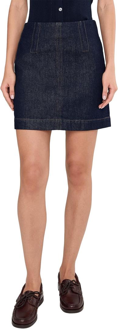 Madewell Women's Clean Mini Skirt Rinse Wash, Size: 27 Regular