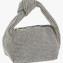 Women's Embellished Studded Handbag, One Size