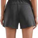 OMKAGI Athletic Sweat Shorts Women High Waisted Summer Lounge Shorts with Pockets (X-Small, 331-dark Grey)