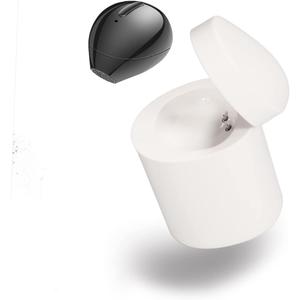 Mini Bluetooth Earpiece Wireless, Single Bluetooth Earbuds with Charging Case 6 Hrs Playtime, Headset Hands-Free with Microphone for iOS Android Smart Phones Voice Calls PC (Single-Black)