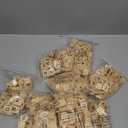 Magicfly 1000 Pcs Scrabble Tiles, Wooden Letter Tiles, A-Z Capital Letters for Crafts, Spelling,Scrabble Crossword Game