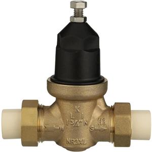 Zurn Wilkins 3/4" NR3XL Pressure Reducing Valve with double union FNPT connection and CPVC tailpiece connection
