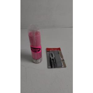 Hot Pink Ribbed Flameless Pillar Candles with Remote, Real Wax Flickering Battery LED Candles, GC Touch Seafood CRKR & PCKS