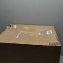 ULTCOVER Square Patio Heavy Duty Table Cover - 600D Tough Canvas Waterproof Outdoor Dining Table and Chairs General Purpose Furniture Cover Size 106 inch (Brown)