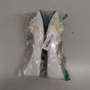 Leather Flats for Women Bling Rhinestone Pointed Non Slip Comfort Slip on Breathable Wedding Dress Ballet Flats Shoes (6, White)