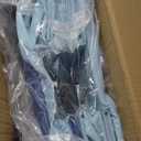 Portable Bathtub for Adult 59" Large Collapsible Cold Plunge Bathtub Foldable No Installation Ice Bath Tub for Shower Stall, Bathroom Hot SPA Soaking Standing Tub (OD 59''Lx42.5''Wx19.7''H,ID 59''Lx24.4''Wx19.7''H, Blue With Storage Rack)