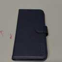 TUCCH Case Wallet for iPhone 17 Pro (6.3") 2025, Stand, RFID Blocking, 4 Card Holder, TPU Shockproof Inner Shell, PU Leather, Magnetic Closure Folio Protective Cover, Dark Blue