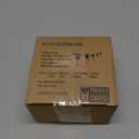 C7 LED Christmas Lights, 12FT Outdoor Multicolor String Lights with 12 Vintage C7 Bulbs, Indoor/Outside Hanging Decor for Porch, Patio, Garden, Backyard, Balcony, Holiday Party & Xmas Tree