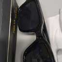 EYLRIM Square Frame Sunglasses for Women Men Trendy Chunky Rectangle Sun Glasses Black Shades UV400 Protection,  A1 Black/Grey