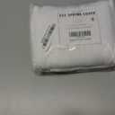 Box Spring Cover Queen Size - Jersey Knit & Stretchy Wrap Around 4 Sides Bed Skirt for Hotel & Home - Queen/Queen XL, White