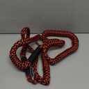 7 Feet Bungee Dock Line Boat Accessories 1-Pack Mooring Lines with Two 316 Stainless Clip 7ft Stretch to 14ft (Red+Black, 7 Feet)