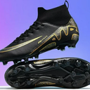 Mens High-Top Football Boots Women's Soccer Cleats for Training Youth Futsal Shoes for Outdoor Indoor Size 45