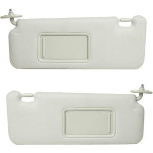 Driver Left & Passenger Right Side Sun Visor Compatible with Toyota Scion TC 2005-2010 Replaces# 74320-21210-B2,74310-21130-B1 Gray (A Pair)