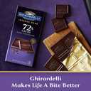 2 x GHIRARDELLI Intense Dark Chocolate Bar, 72% Cacao, 3.5 Oz Bar (EXP 06/30/27)