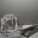 Baby High Chair, 5 in 1 High Chairs for Babies and Toddlers, Travel Foldable High Chair with Foot Rest, Detachable PU Cushion, Double Removable Tray, Adjustable Height & Recline (Grey)