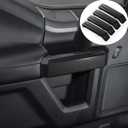 Voodonala for F150 Inner Door Handles Covers Interior Decoration Trim Kits for F150 2015-2020 Accessories, Carbon Fiber Grain, 4Pack