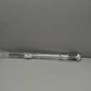 Replacement Vacuum Wand Hose - Adjustable Length (32mm/1.25") Chrome-Plated Metal Tube w/Adapter - Fits Hoover, Electrolux, Kenmore, Dirt Devil (Not for Miele)