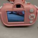 Kids Camera Toys for Ages 3 4 5 6 7 8 9 Girls, 48MP Dual Lens Toddler Digital Camera Christmas Birthday Gift, Kids Selfie Camera with 32G SD Card, Silicone Cover (Pink)