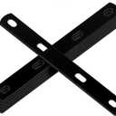 6 PCS 12" Flat Mending Plate, Straight Metal Brace Bracket with Slot Hole Fits 3/8" Bolt, 8 Gauge, Max. Load 110 lb