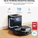 roborock Q7 M5+ Robot Vacuum and Mop, Upgraded from Q5 Max+, Up to 7-9 Weeks Self-Empty, 10000Pa Suction, Dual Anti-Tangle System for Pet Hair & Carpet, PreciSense LiDAR Navigation, App Control, Black