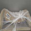 Dog Booster Car Seat for Small/Medium Dogs,Ultra Soft Fabric Filling Memory Foam,Fully Detachable and Washable,Anti-Slip Base,3 Straps Easy to Install (Coffee,Medium)