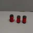 Ribbli Vintage Red Velvet Ribbon 3 Rolls Double Faced 3/8 Inch 18-Yard with Wooden Spool Use for Christmas Tree Ornaments Gift Wrapping Wreath Decoration Wedding Boutonnieres