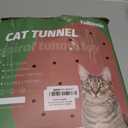 3-in-1 Watermelon Cat Play Tunnel with Pop-Up Cube & Triangle Cat Tent, Interactive Toy Ball & Foldable Design - Easy Magic Tape Assembly Tunnels for Indoor Cats