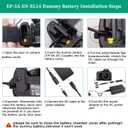 Gonine for Nikon EN EL14 Dummy Battery EP-5A Continuous AC Power Adapter Kit for Nikon D3100 D3200 D3300 D3400 D3500 D5100 D5200 D5300 D5500 D5600 DF Coolpix P7000 P7100 P7700 P7800 Cameras.