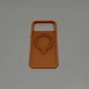 360 Spin Magnetic Stand (Pro-Version) for iPhone 17 Pro Max Case (Compatible with MagSafe) [Military Drop Protection] Matte Translucent Shockproof Protective Phone Case 6.9'', Cosmic Orange