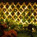 Brightown Solar Fairy Lights Outdoor, 2 Packs Total 66Ft Solar String Lights with Ivy, Plant Vine for Camping Outside Garden Yard Fence Wall