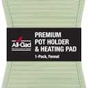 All-Clad Premium Pot Holder & Hot Pad: Heat Resistant to 500 Degrees - 100% Cotton, 10"x6.25" Hot Pad for Kitchen and Barbeque, (1-Pack), Fennel