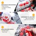 Bike Chain Cleaner Tool Kit Transparent Bicycle Chain Cleaning Machine with Built-in Brushes, Quick Deep Clean Chain Washer for Mountain & Road Bikes