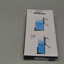 Officemate Double Coat Hooks for Cubicle Panels, Adjustable, Comes in 2 Pack (22009) Black