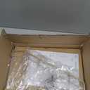 VyGrow Cupcake Stand, 3-Tier Dessert Stand for 55 Cupcakes, Wood & Metal Tower Display Premium Holder Dessert Tree Tower for Christmas Birthday Weddings Party Decor, Serving Tray (White & Gold)