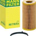 Mann Filter HU 719/6 x Cartridge Oil Filter Replacement Compatible With Audi RS3, TT Quattro, TT RS Quattro