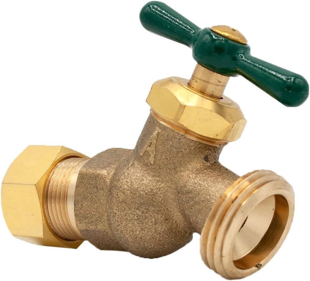 No Kink Hose Bibb Compression End, 1/2-Inch