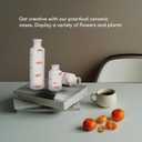 Hallops Ceramic Flower Vases - Set of 3-3x10, 3x7.5, 3x5 inches - Unique Modern-Minimalist Home Vase - White Decorative Vases for Home Centerpieces - Aesthetic Decor for Bedroom, Tabletop, Entryway