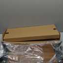 loukin Monitor Stand Riser for Desk, 22.4" x 8.3" Larger Computer Stand for Laptop, PC, Printer, Sturdy Desktop Computer Shelf with Non-Skid Rubber, Home Office (Brown)