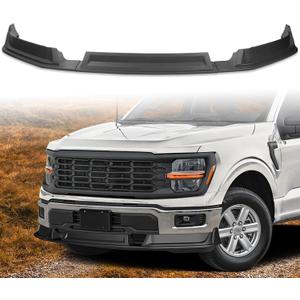 Front Bumper Lip Fit for Ford for F-150 2024-2026 Matt Black 3PCS