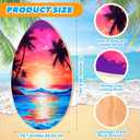 Soulchen Skimboard with High Gloss Clear Coat Wooden Skim Boards Beach Skimboards for Beginners, Teenagers, Adults and All Skimming, 35 Inch
